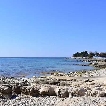 In Basanija Mit Schoener Terrasse Lägenhet Zambratija (Istria)